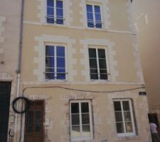 Enduit façade principale (enfin) terminé !