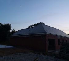 Couverture presque achevée