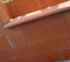 Pose des seuils de fenêtre