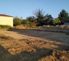 Terrassement effectué