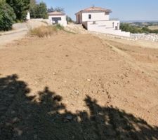 Vue avant les fouilles