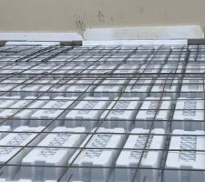 Ferraillage de la dalle haute du rdc