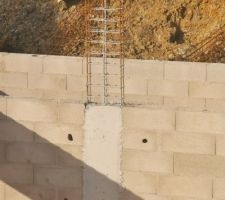 Construction de la dalle du rez-de-chaussée