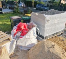 Construction de la dalle du rez-de-chaussée