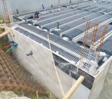 Construction de la dalle du rez-de-chaussée
