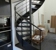Patine escalier realisee