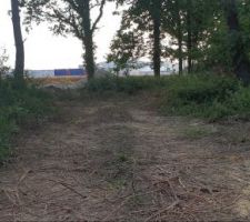 Terrain arri&egrave;re