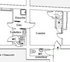 Plan RDC au moment de la vente.