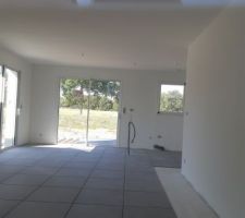 Carrelage pièce de vie