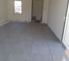Carrelage pièce de vie