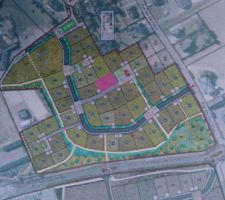 Plan de masse du lotissement