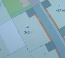 Plan du terrain Lot 26