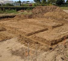 Creusement des tranch&eacute;es