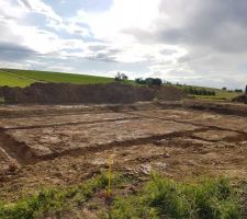 Terrassement phase 2 ( préparation des fondations )
