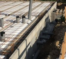 Plancher de la dalle terminé