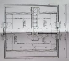 Les 3 chambres et la salle de bain