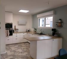 Installation du plan de travail définitif