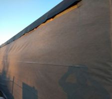 Pose du pare pluie (non obligatoire avec le rockfacade ...