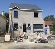Reprise de l'avancée du garage