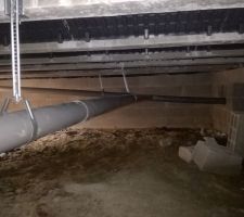 Eaux pluviales fait par le terrassier avec raccordement au puisard