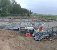 Film sous dalle - Ferraillage et treillis soudé - Cales à béton