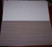 Carrelage mural salle de bain avec une frise au milieu (pas encore trouv&eacute;e)!!