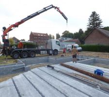 Livraison et installation du  plancher veodal