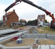 Livraison et installation du  plancher veodal