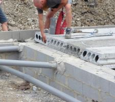 Pose du vide sanitaire