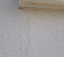 Crépi après 2ème couche de peinture