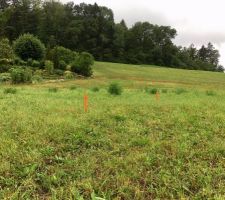 Implantation sur le terrain 
RDV préparatoire terrassement
Vue Sud Ouest