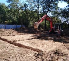 D&eacute;but des fondations