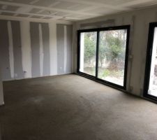 Pose chape flottante