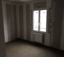 Pose chape flottante