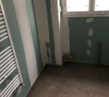 Pose chape flottante