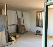 Isolation plafond avec panneau de chanvre