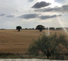 Vue de la chambre de ma grande à l?etage