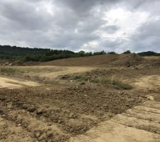 Avancement du terrassement du lotissement