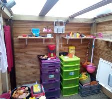 Intérieure de la cabane des enfants