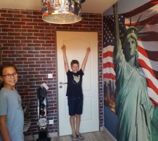 Chambre d'Adrien refaite..  et oui déjà 7and qu'on vit dans notre maison