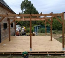 Montage pergola Est