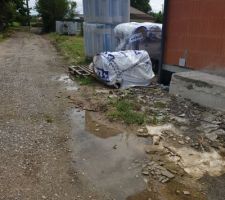 Comme on peut l'apercevoir, l'humidité est là ...