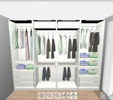 Dressing - chambre parentale