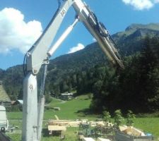 Les charpentiers au boulot