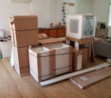 La cuisine est arrivee