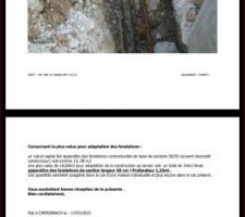 Rapport sur adaptation au sol