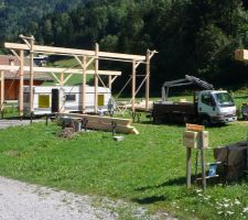Atelier "montage de charpente"