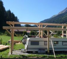 Deux pannes en place