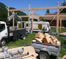 Atelier "montage de charpente"