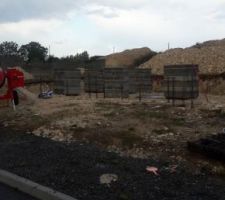 Arrivée sur le chantier
